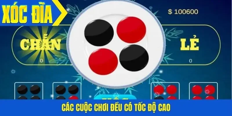 Các cuộc chơi đều có tốc độ cao