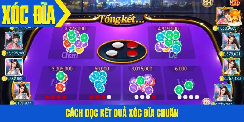 Cách đọc kết quả xóc đĩa chuẩn