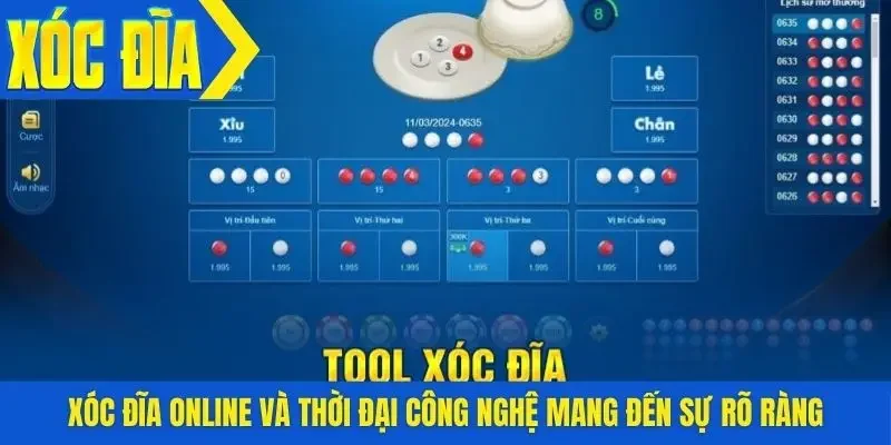 Xóc đĩa online và thời đại công nghệ mang đến sự rõ ràng
