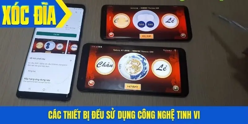 Các thiết bị đều sử dụng công nghệ tinh vi