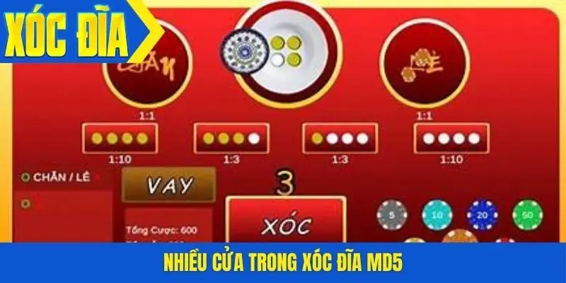 Nhiều cửa trong xóc đĩa MD5